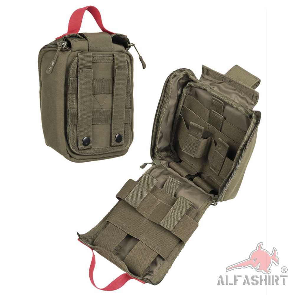 IFAK Tasche Erste Hilfe POUCH Taktische LASER CUT OLIV Molle Klett Notfall#43652