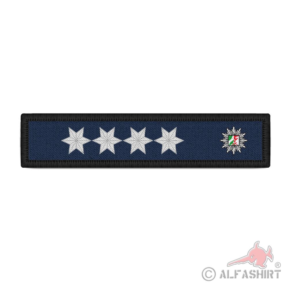 Patch Polizeihauptkommisar A12 Polizei Bundespolizei NRW Dienstgrad #41383