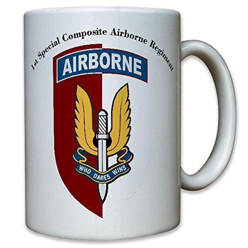 1st Special Composite Airborne Regiment Fallschirmjäger Wappen - Tasse #10416 T