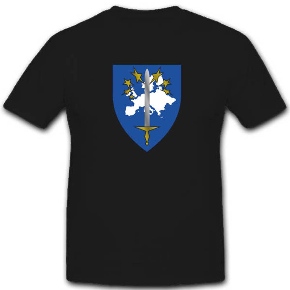 Eurocorps Verband Militäri Multinational Nato Ausbildung - T Shirt #3346