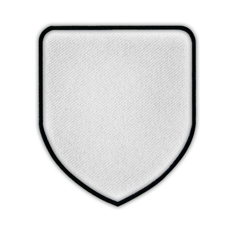 Aufnäher Wappen Patch Rohling Sublimationsdruck Bedruckbar  65x75mm #16891