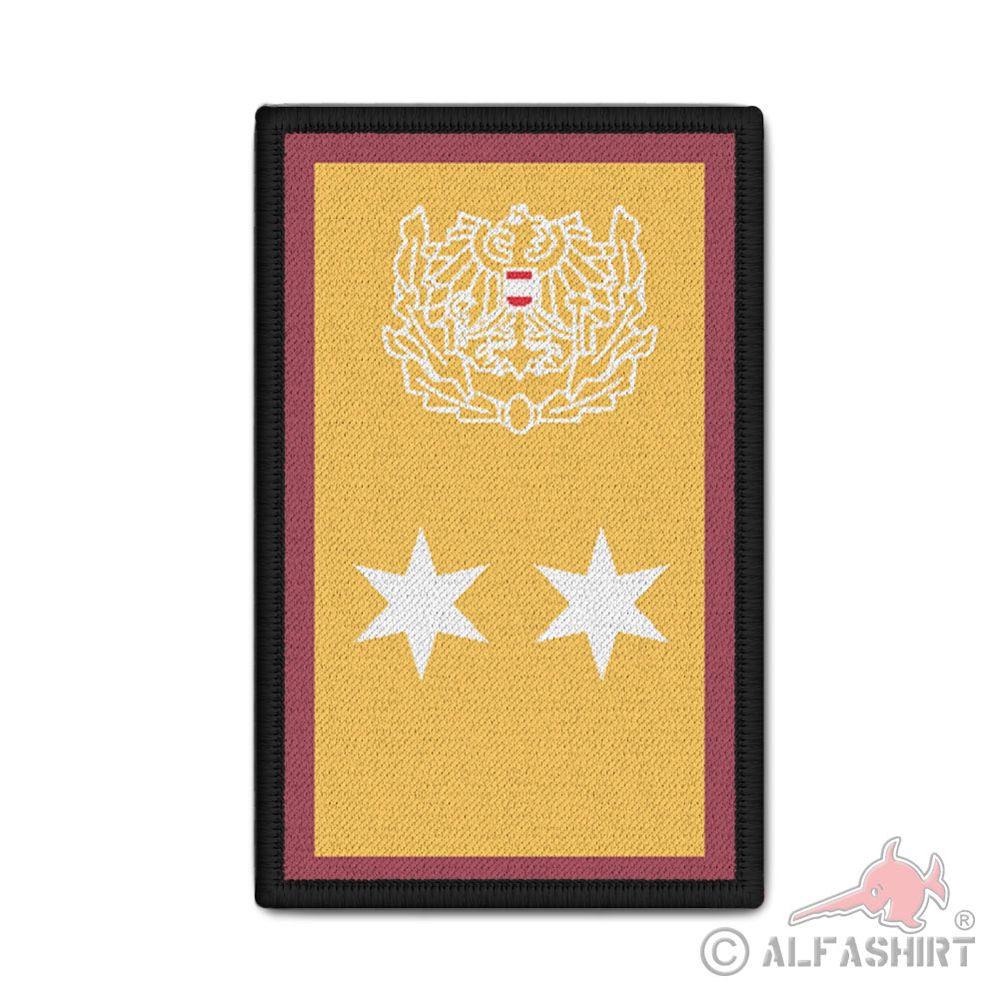 Rank Patch Polizei Österreich Generalmajor (GenMjr) Rang 9,8 x 6cm#37146