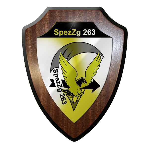 Wappenschild / Wandschild - SpezZg263 FschSpezZg Fallschirmspezialzug #9714