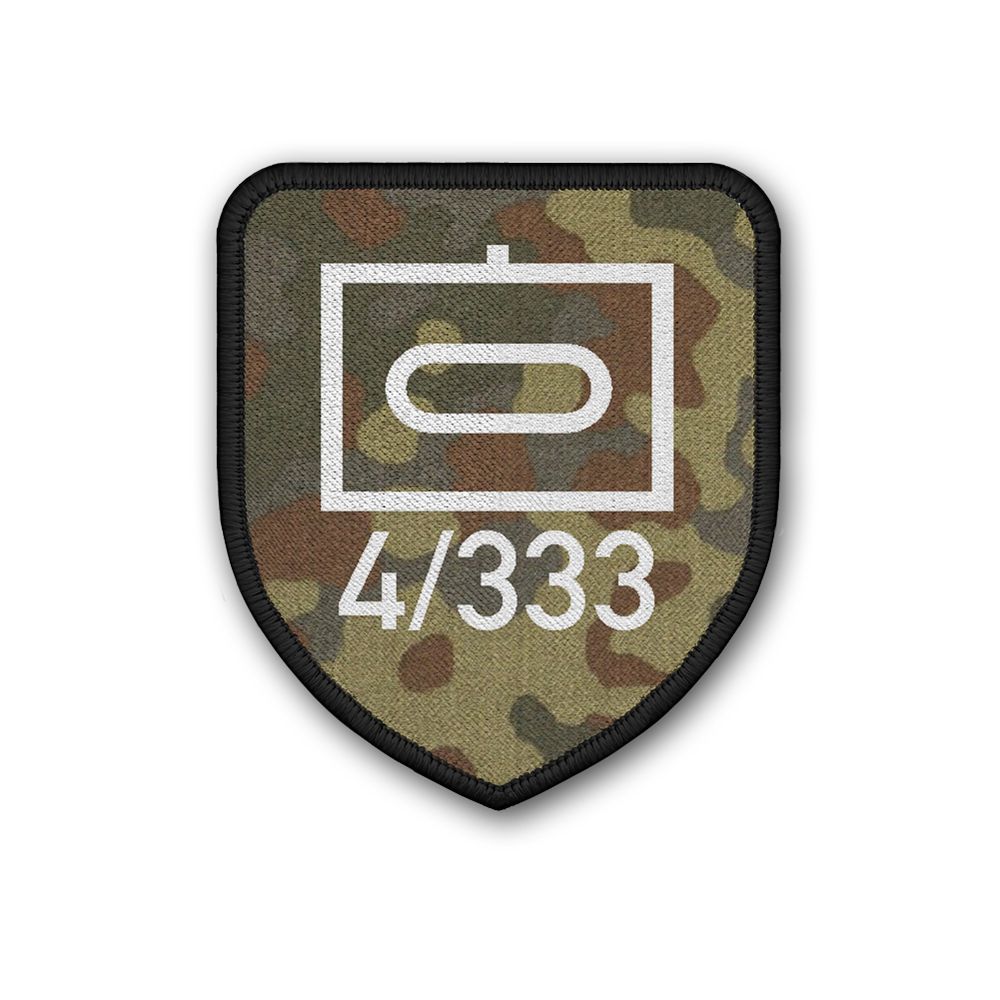 Patch Tactical Mark 4 PzBtl 333 Flecktarn Btl Company Celle BW # 30373