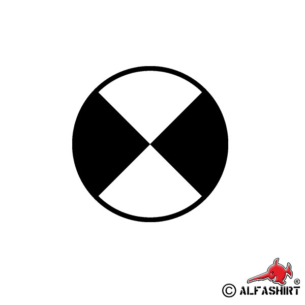 Sticker Bicycle Radschwadron Troop bicycle Military 5x5cm # A563