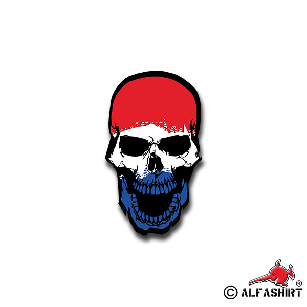 Aufkleber/Sticker Skull Holland Schäden Totenkopf Niederlande 7x4cm A1491