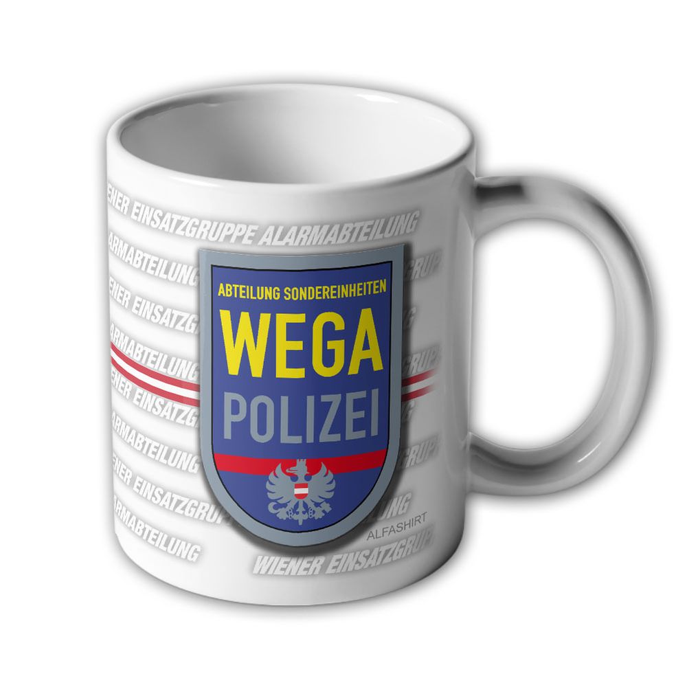 Mug WEGA Wiener Einsatzgruppe Alarmabteilung Police Austria # 31360