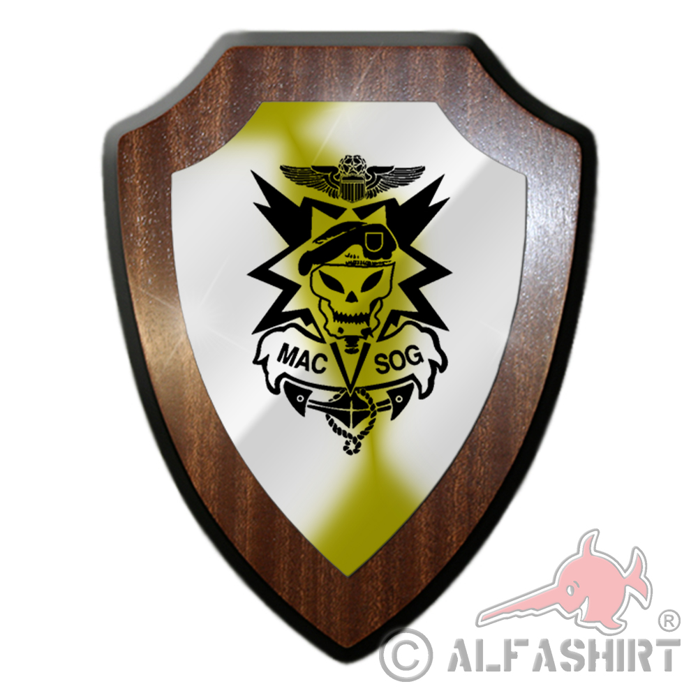 Heraldic shield MACV-SOG Type 2 Military Assistance Command Vietnam Studies # 27012