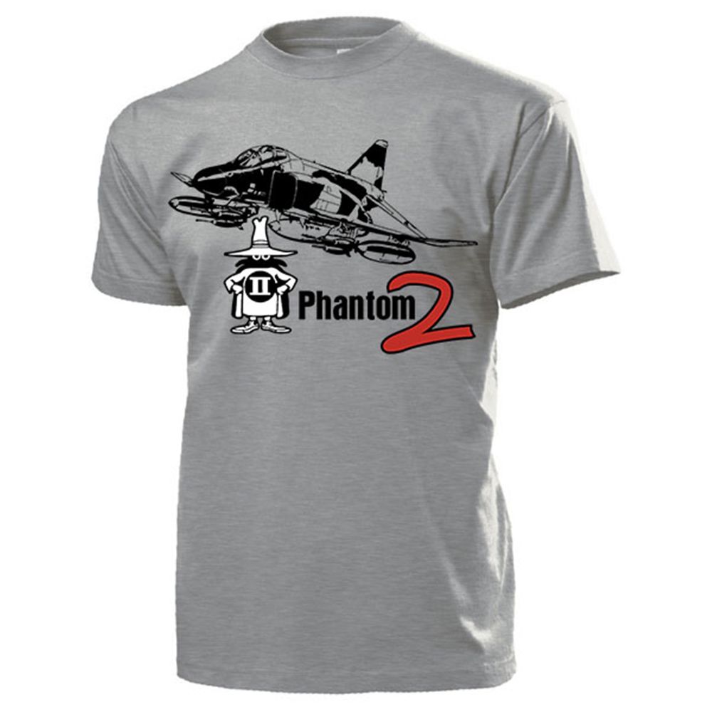 Phantom 2 zweistrahliges überschall Kampfflugzeug Luftwaffe - T Shirt #14077