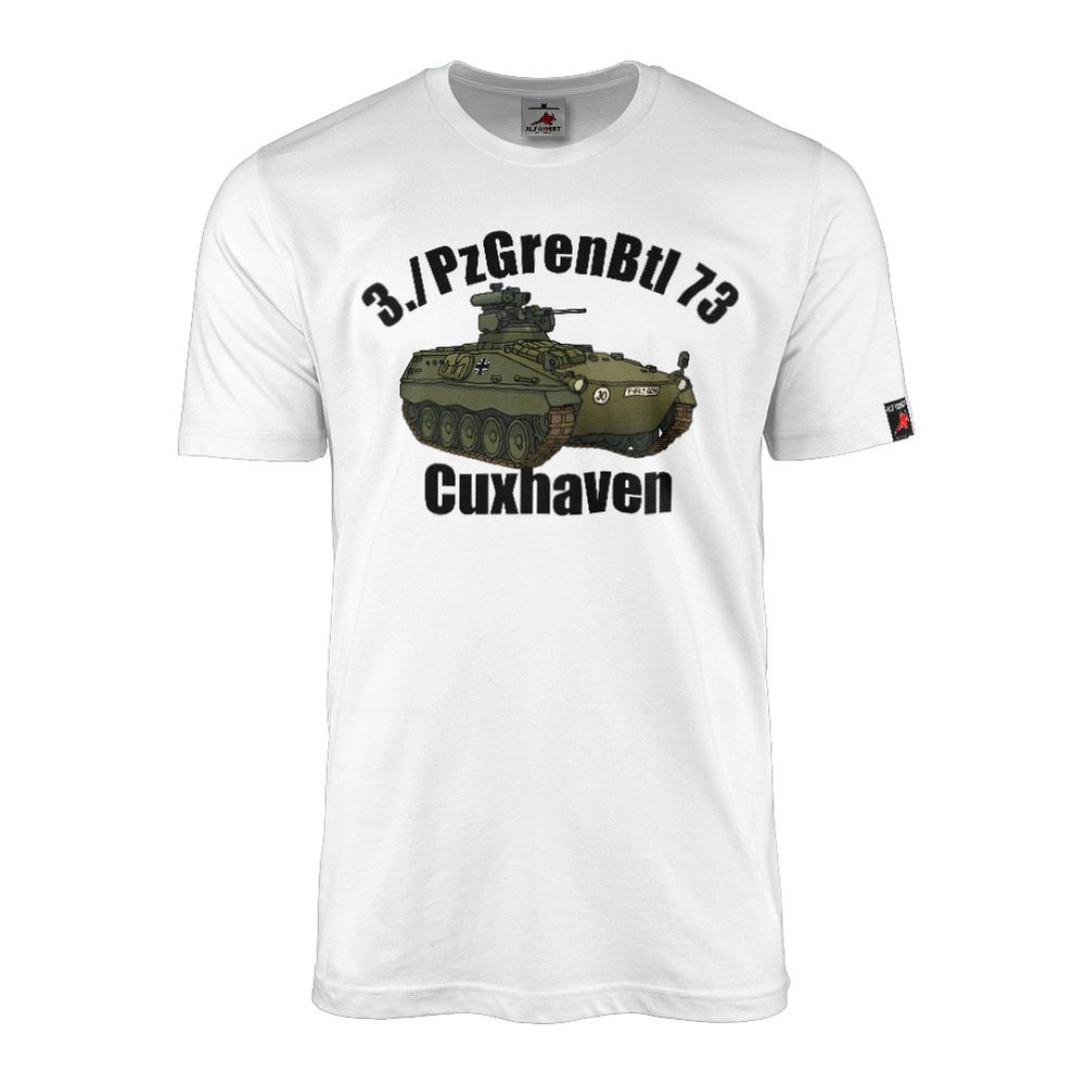 T-Shirt 3. PzGrenBtl 73 Cuxhaven Niedersachsen Panzergrenadierbataillon #47693