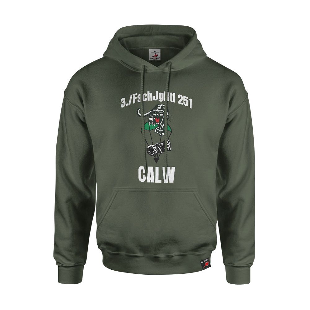 Hoodie 3- FschJgBtl 251 Fallschirmjägerbataillon Pullover Kompanie #15363