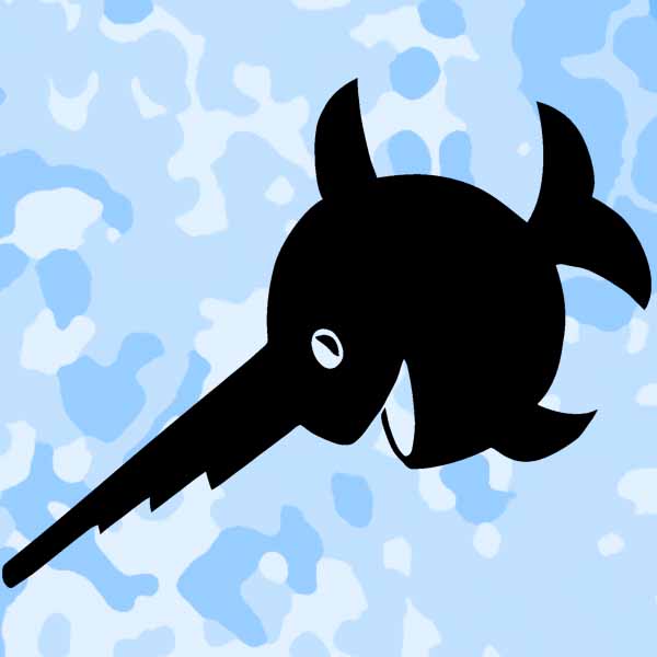 Decal Sticker Sawfish Type 3 Model Submarine 96 Swordfish 10x7cm # A049