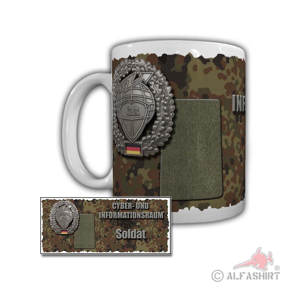 Tasse Cyber- und Informationsraum Soldat KdoCIR CIR Cyber Bundeswehr #29392
