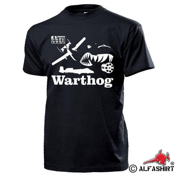 Warthog Thunderbolt Airplane Fairchild Republic USA USAF T Shirt # 17351