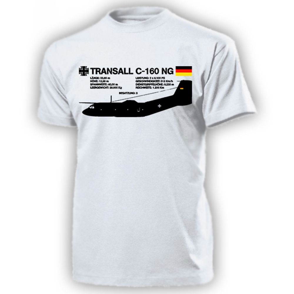 Transall C-160 NG C 160 BW Luftwaffe Flugzeug Transport - T Shirt #18113