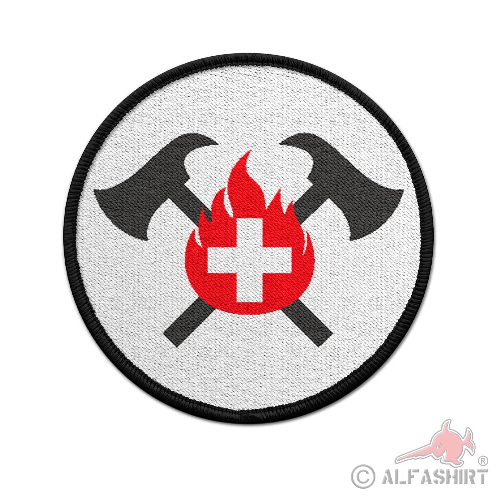 Patch Schweizer Feuerwehr Schweiz Rettung Kanton Miliz Schutz Bergen #37252