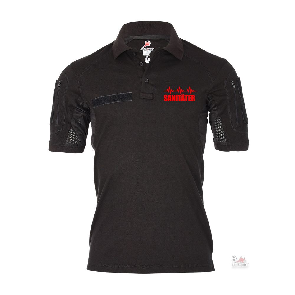 Sanitäter Tactical Poloshirt Ersthelfer Rettungswagen Rettungseinheit #23940