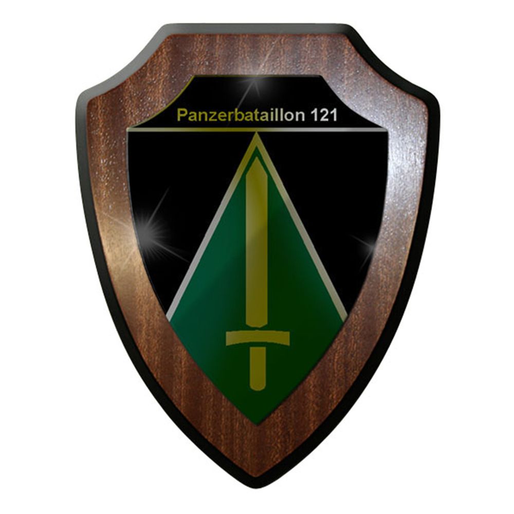 Wappenschild / Wandschild / Wappen - Panzerbataillon PzBtl 121 Bundeswehr #8331