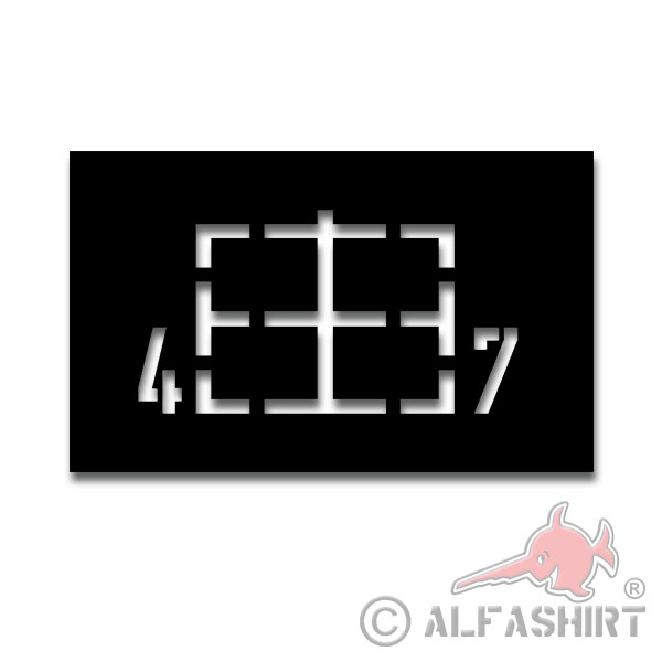 Painting template sticker 4 SanBtl 7 paramedic 26x14cm # A4407