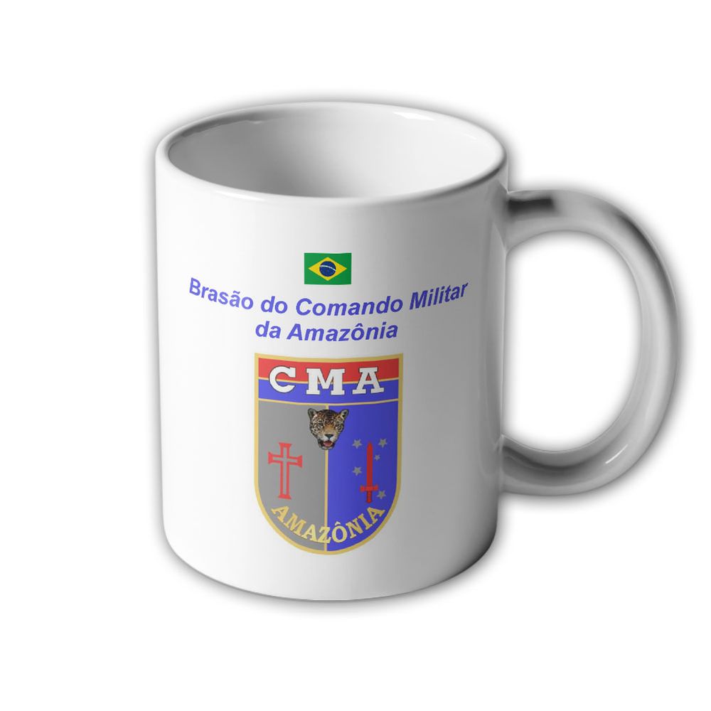 Brasao do Comando Militar da Amazonia Brazil Army Amazonian Mug # 33407