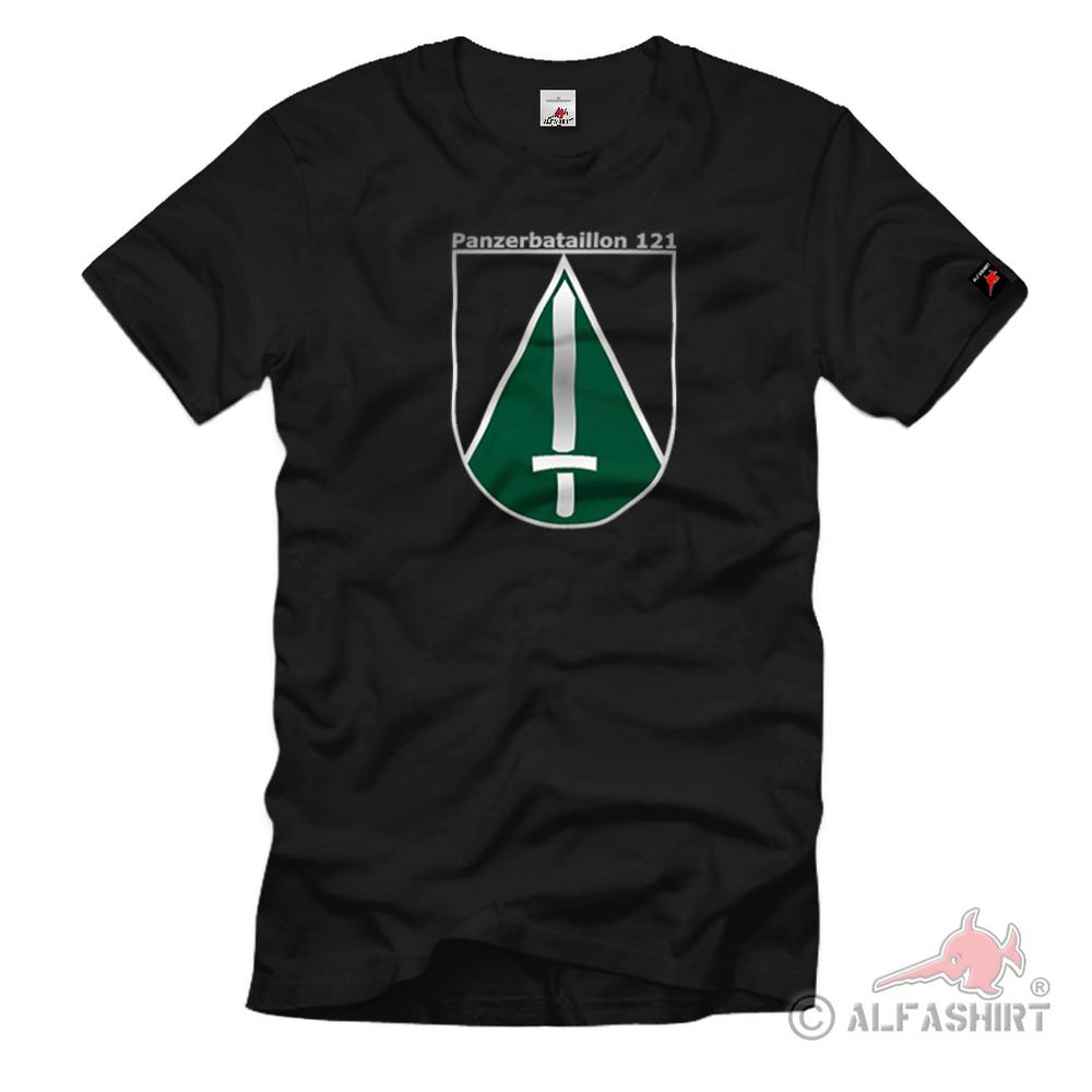 Tank Bataillon 121 PzBtl Bundeswehr Emblem Coat of Arms - T Shirt # 1151