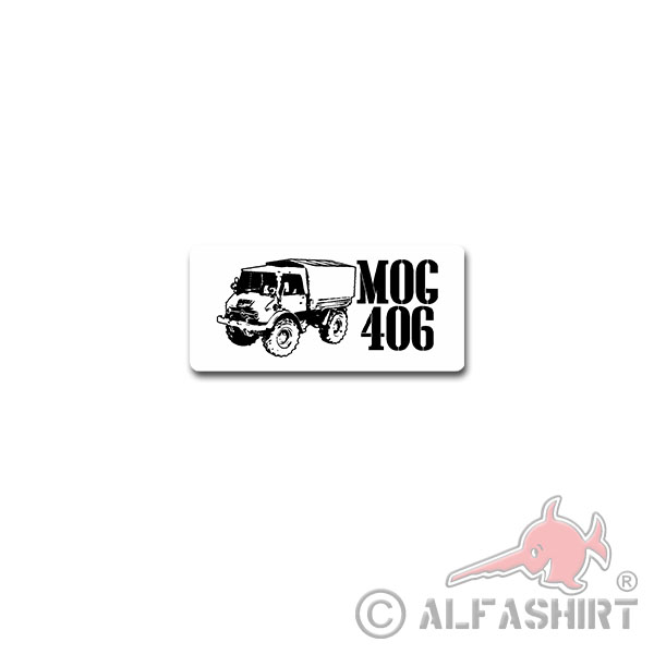 MOG 406 Sticker Sticker Universal engine device truck vintage 10x5cm # A3707