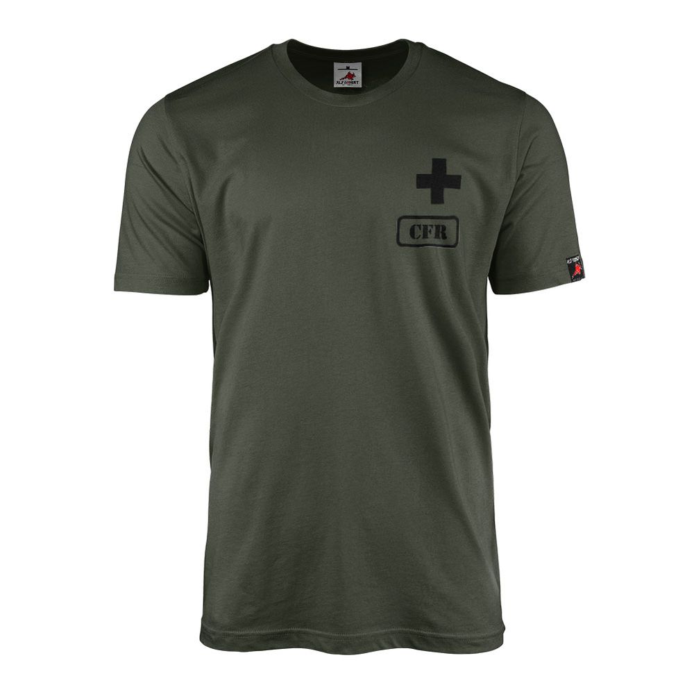 Combat First Responder CFR Medic Sani Sanitäter care under fire - T Shirt #17241