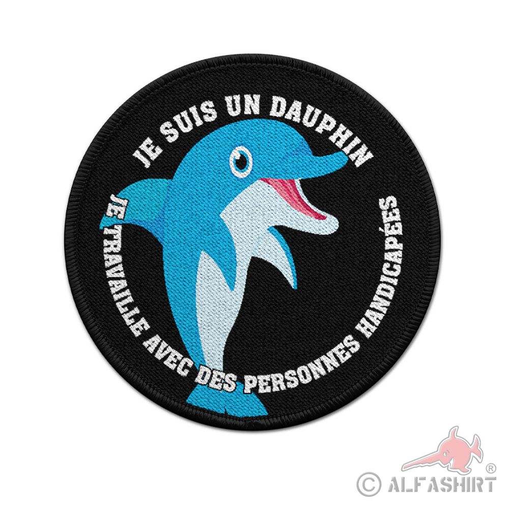 Patch Ecusson Je suis un dauphin 39414