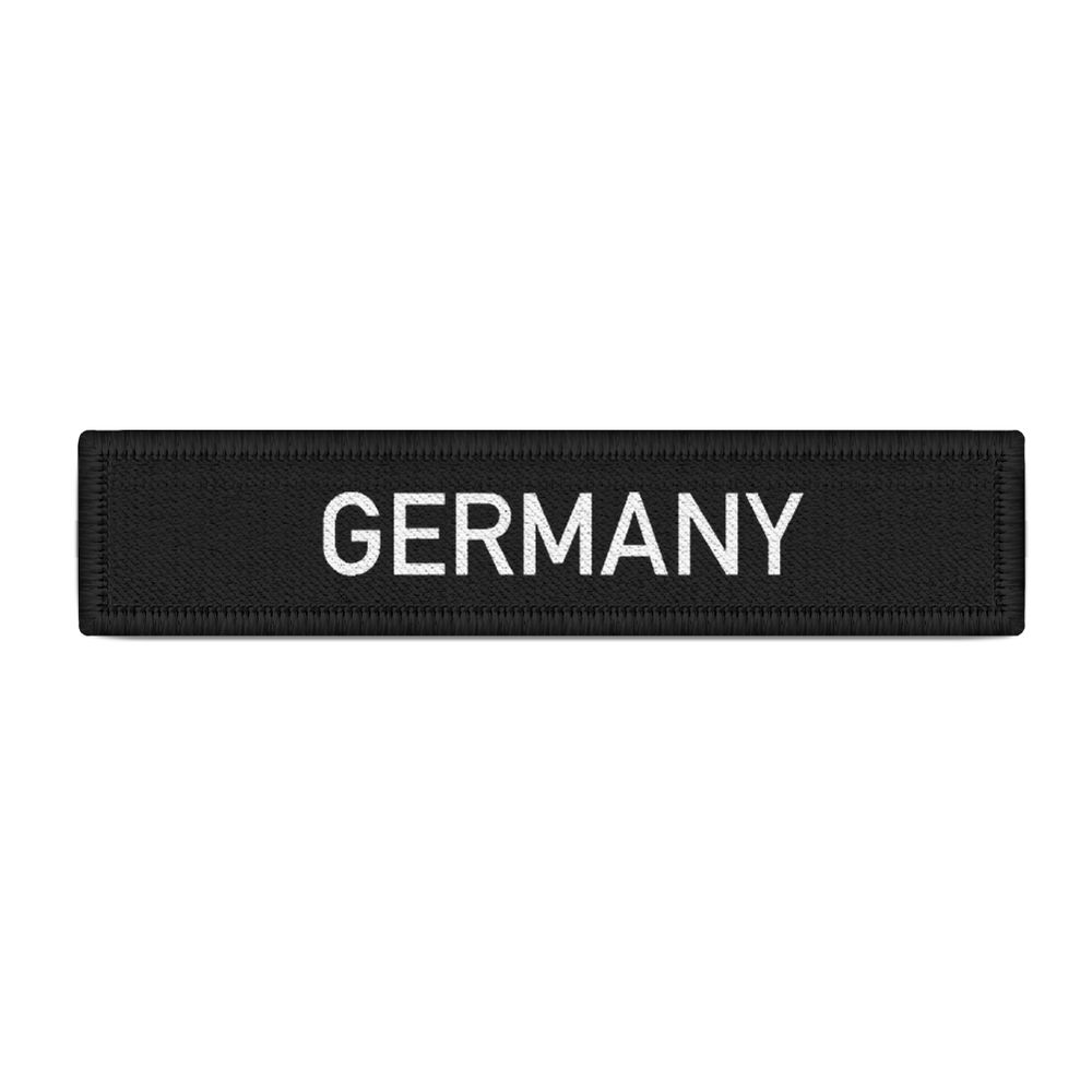 Patch Namensschild Germany Biker Uniform Kutte Abzeichen Soldat #30084