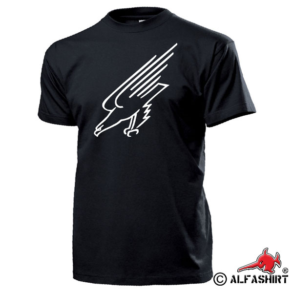 Fallschirmjäger Adler Wappen Abzeichen BW Luftwaffe Grüne Teufel T Shirt #16316
