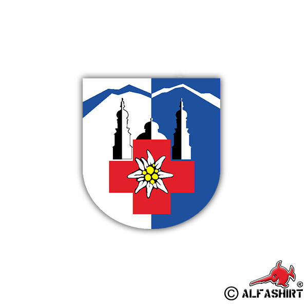 Sticker GebSanRgt 42 Mountain Sanitation Regiment Paramedic 7x6cm # A997