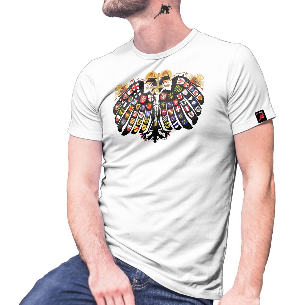 Quaterionenadler Wappen Sammlung Bundesland Stadt T Shirt #27752