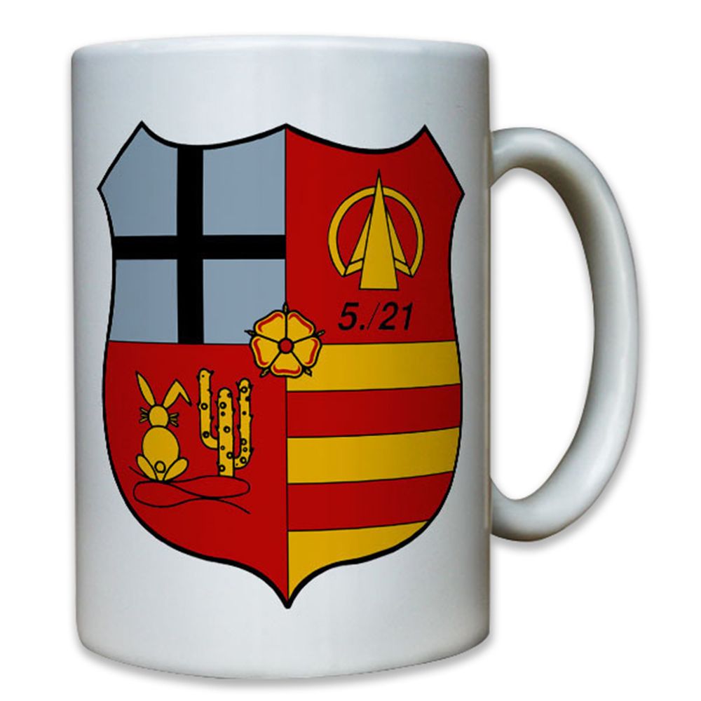 5 FlaRakGrp 21 Bundeswehr Flugabwehrraketengruppe Luftwaffe - Tasse #8051