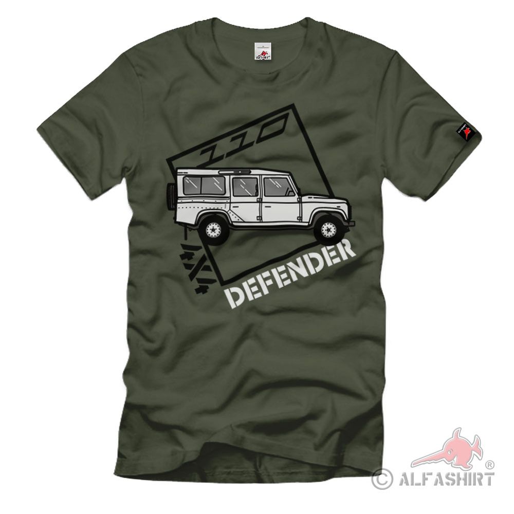 Defender 110 County Station-Wagon Allrad 4x4 Geländewagen Crew T-Shirt#36742