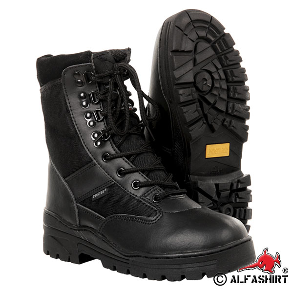 Command Insert Boots Tactical Combat Boots Black Police Security # 15975