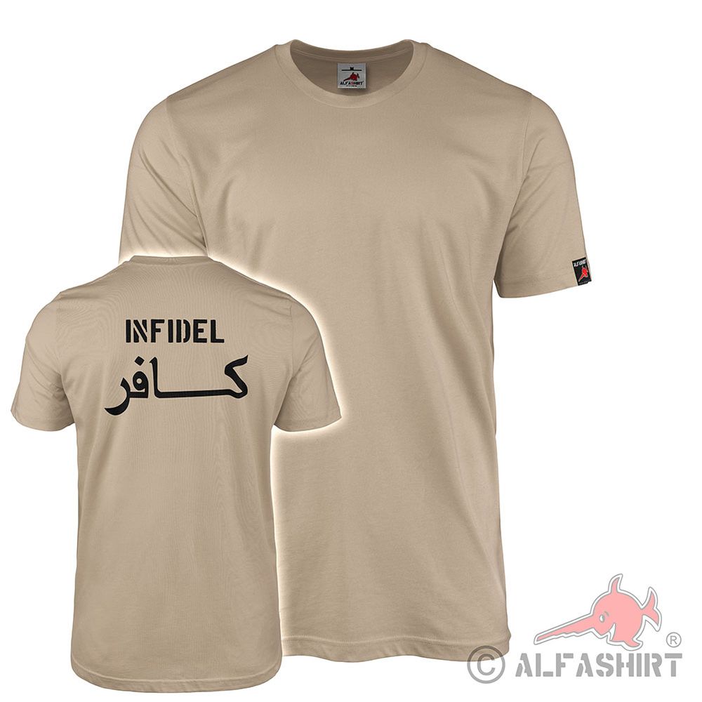 INFIDEL Infidel Soldier Army Navy Anti Terror T-Shirt#44642