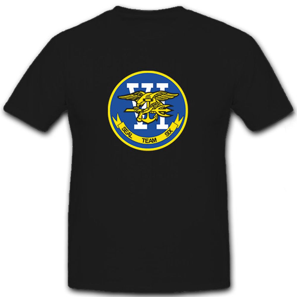 SEAL TEAM 6 Navy Seals US Army Military Patch Coat of Arms- T Shirt #7287 