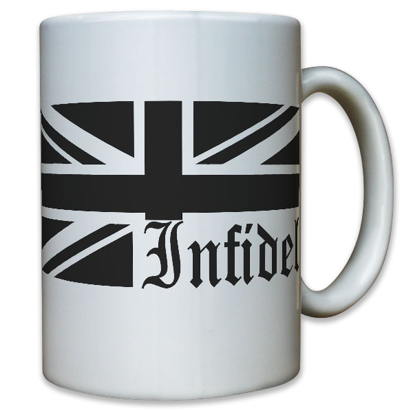 Great Britain Großbritannien UK England INFIDEL Ungläubiger Royal  Tasse #9147 t