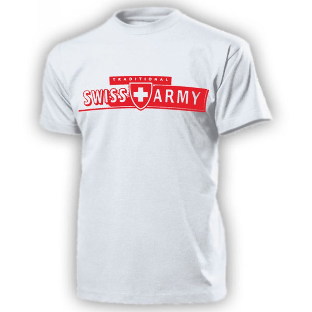 Traditional SWISS ARMY Schweizer Armee Schweiz Militär Miliz - T Shirt #13983