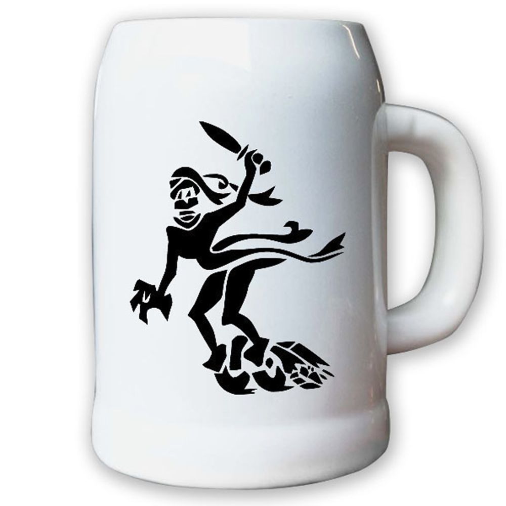 Gespensterdivision Gespenster Division 7 und 11 Panzer - Krug 0,5l #12948 k