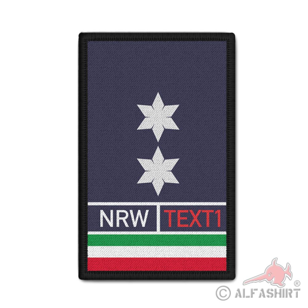 Rank Patch Police Commissioner POK POKin Stern Blood Rank #40670