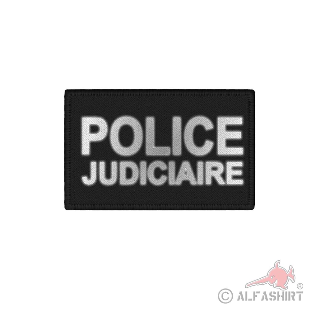 Patch Court Police France Police Paris Velcro Uniform 7.5 x 4.5cm # 36985