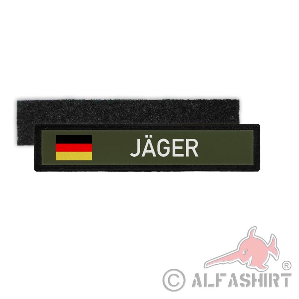 Patch Namensschild Jäger Forst Wald Jagdschutz Jagd Sportschütze Förster #30361