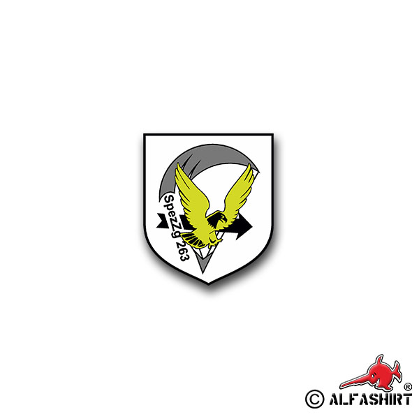 Sticker SpezZ 263 Special Train Paratrooper Special Forces 7x6cm A1485