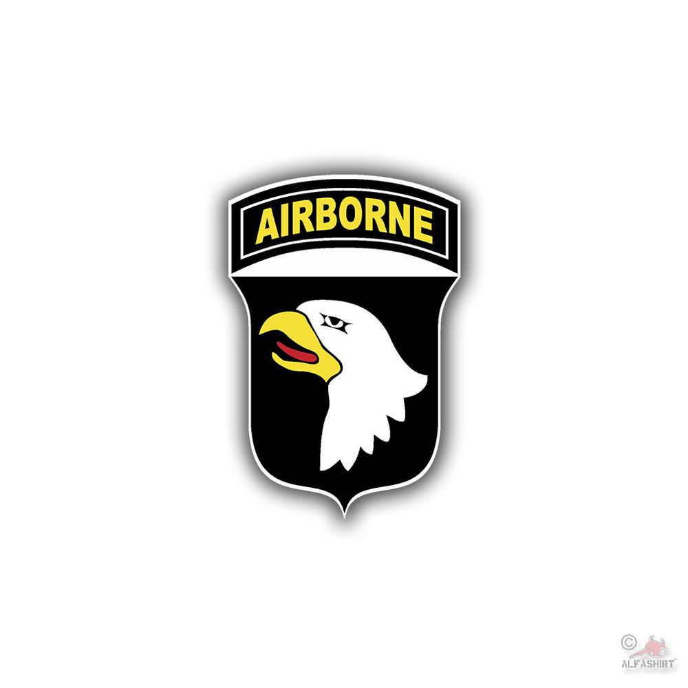 101st Airborne Division Air Assault Airborne Division Sticker 18x12cm # A4588