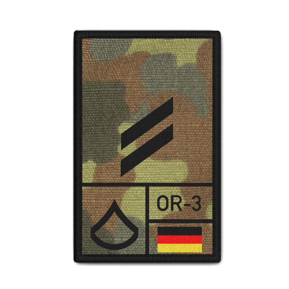 Rank Patch BW Obergefreiter OGefr Dienstgruppe Streitkräfte Deutschland #41455