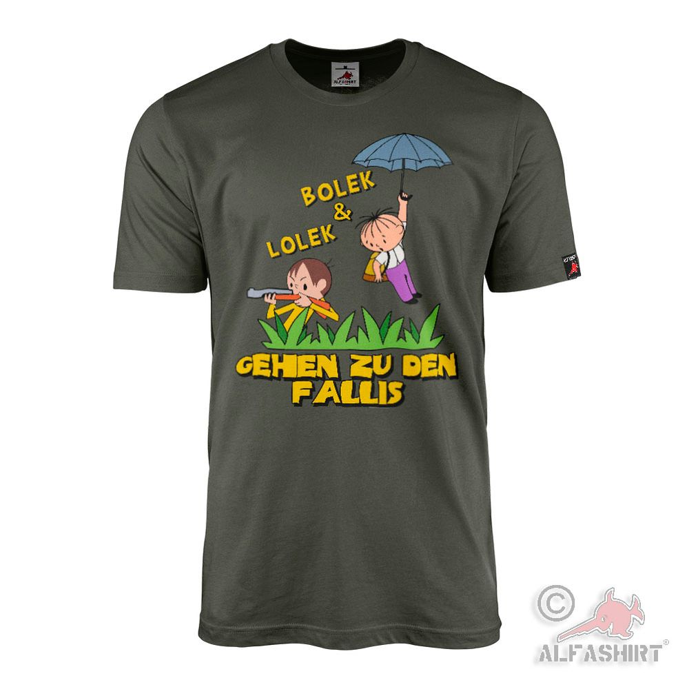 BOLEK & LOLEK gehen zu den Fallis Bundeswehr Fallschirmjäger T Shirt#46132