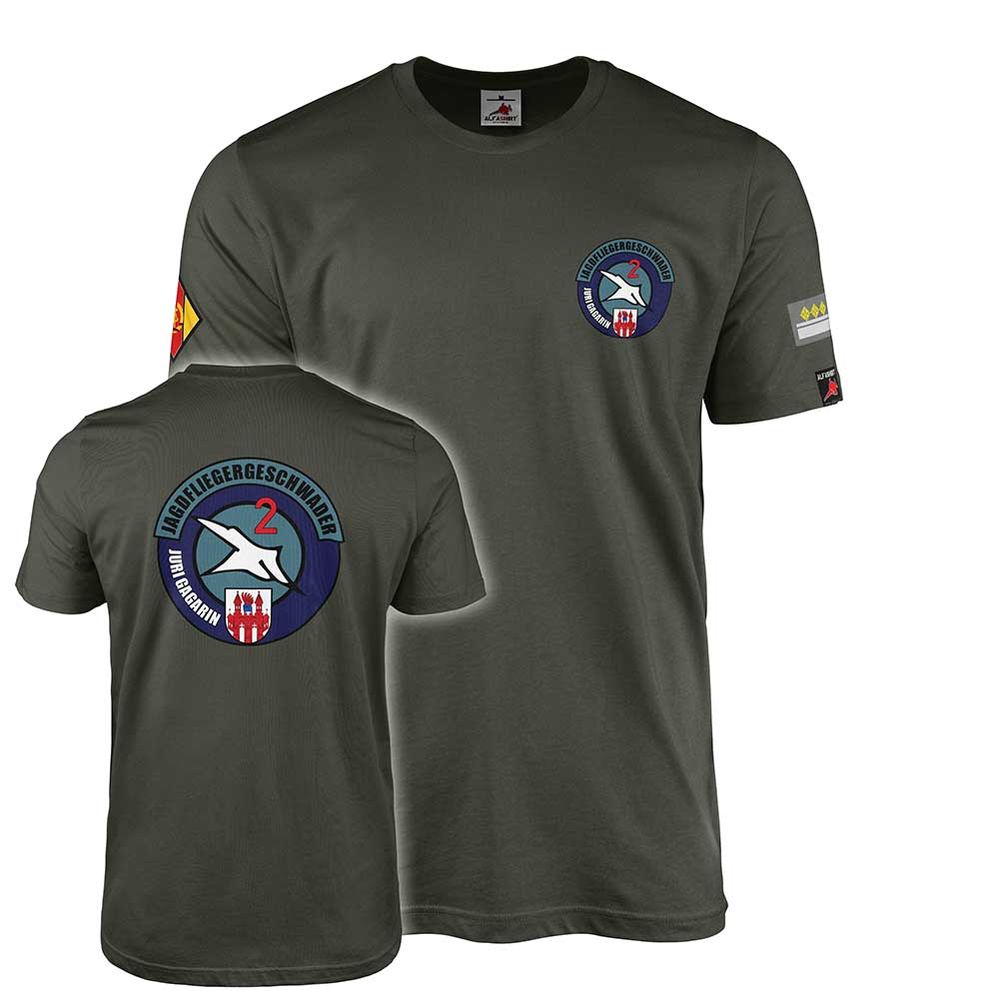 Jagdfliegergeschwader 2 Juri Gagarin Oberleutnant NVA DDR T-Shirt#47360