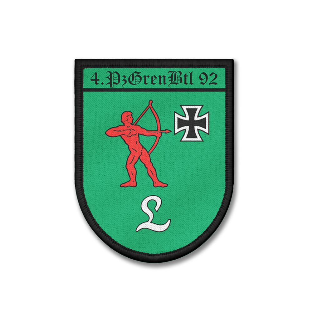 Patch 9x7cm 4 PzGrenBtl 92 Panzergrenadier Bataillon Kompanie Bundeswehr #47966