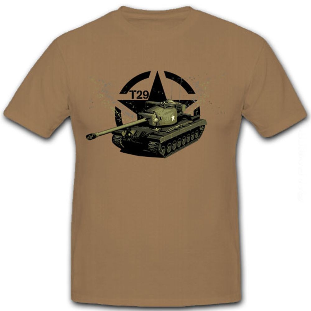 T29 Panzer Panzerkampfwagen Prototyp US Army Amerika WK Militär - T Shirt #8595